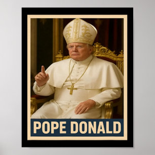 Poster Donald Pape Trump Pape Donald Trump Politique
