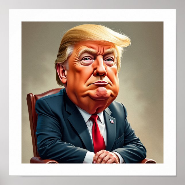 Poster Donald Trump (Devant)