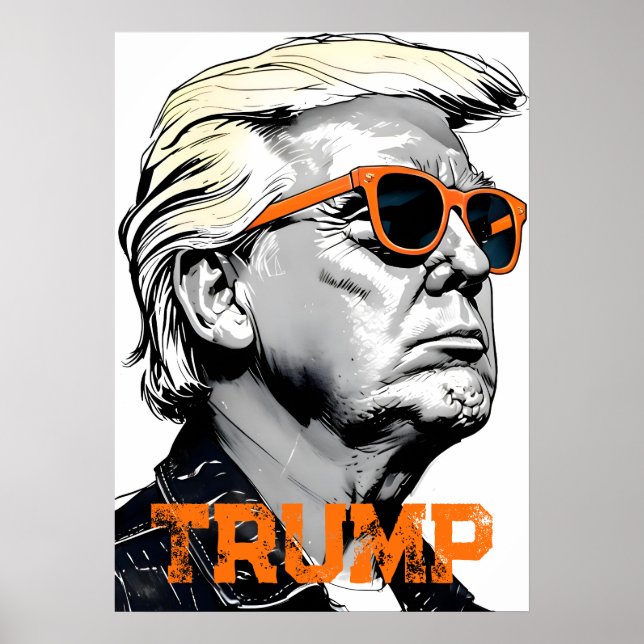 Poster Donald Trump (Devant)