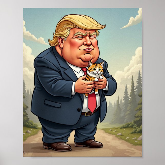 Poster Donald Trump (Devant)