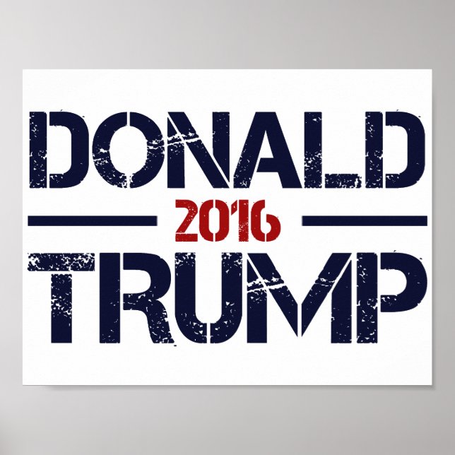 Poster Donald Trump 2016 (Devant)