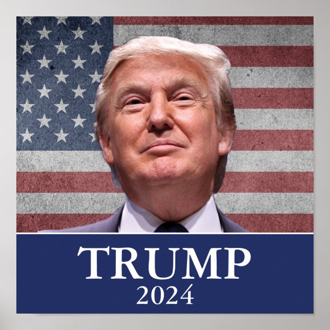Poster Donald Trump 2024 (Devant)
