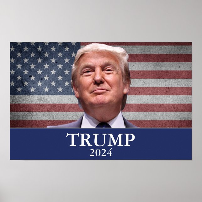 Poster Donald Trump 2024 (Devant)