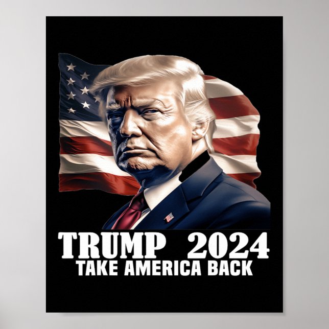 Poster Donald Trump 2024 (Devant)