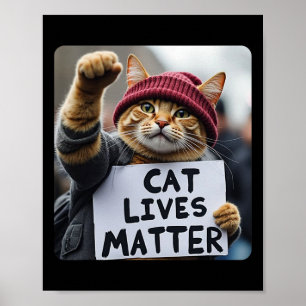 Poster Donald Trump 2024 Les chats ramènent l'Amérique Vi