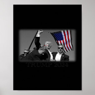 Poster Donald Trump 2024 n'a pas réussi à tenter le Tee p