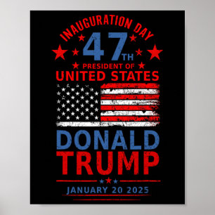 Poster Donald Trump a gagné l'inauguration de l'élection