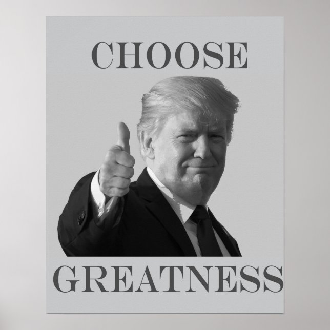Poster Donald Trump choisit la grandeur (Devant)