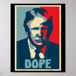 Poster Donald Trump Drogue Élection Amusement Président É