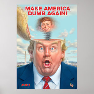Poster Donald Trump "font à l'Amérique encore" l'affiche
