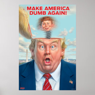 Poster Donald Trump "font à l'Amérique encore" l'affiche