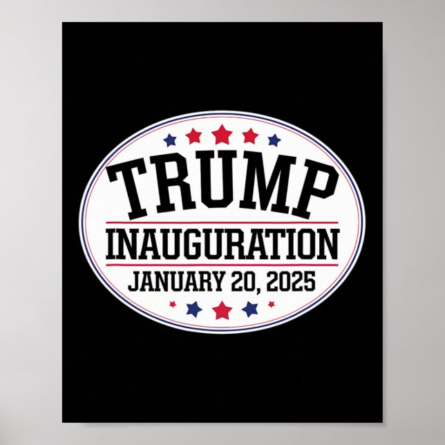 Poster Donald Trump Jour de l'investiture 2025 1 (Devant)