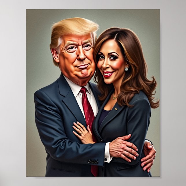 Poster Donald Trump Kamala harris (Devant)