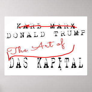 Poster Donald Trump - L'Art De Das Kapital