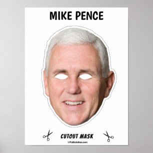 Poster Donald Trump Masque Halloween