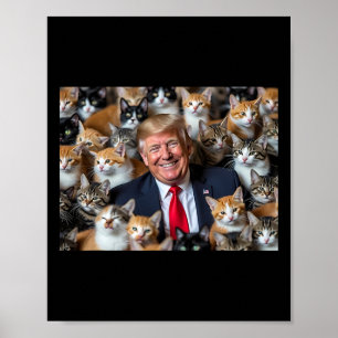 Poster Donald Trump met les chats en sécurité à nouveau 2