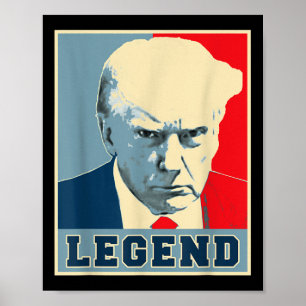 Poster Donald Trump Tourné de boug 2024 Légende du présid