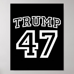 Poster Donald Trump Vance Élection 2024 47e Président Me
