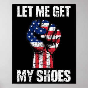 Poster Donald Trump Vintage Laissez-Moi Prendre Mes Chaus