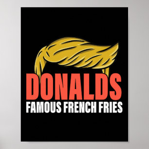 Poster Donalds Famous French Fries Rend Les Frites Gre