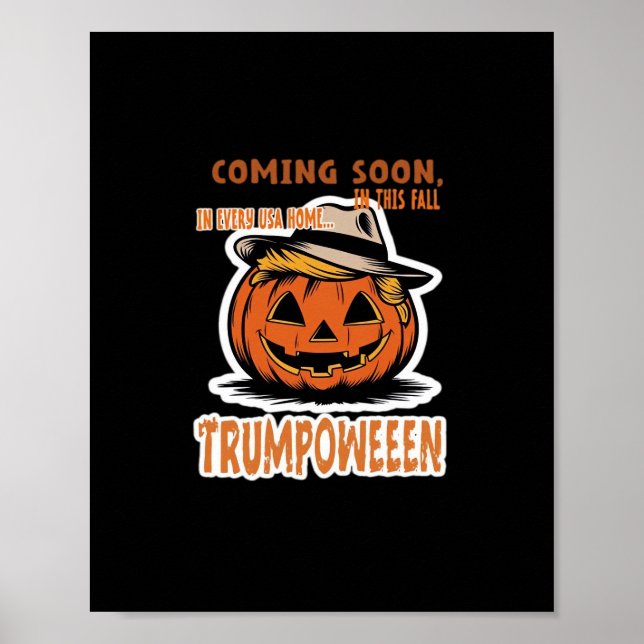 Poster Donald's Trumpkin Citrouille - Classique d'Hallowe (Devant)