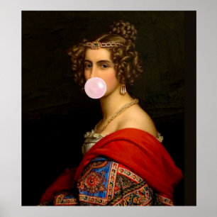 Poster Donc Extra rose Buble gomme Diva