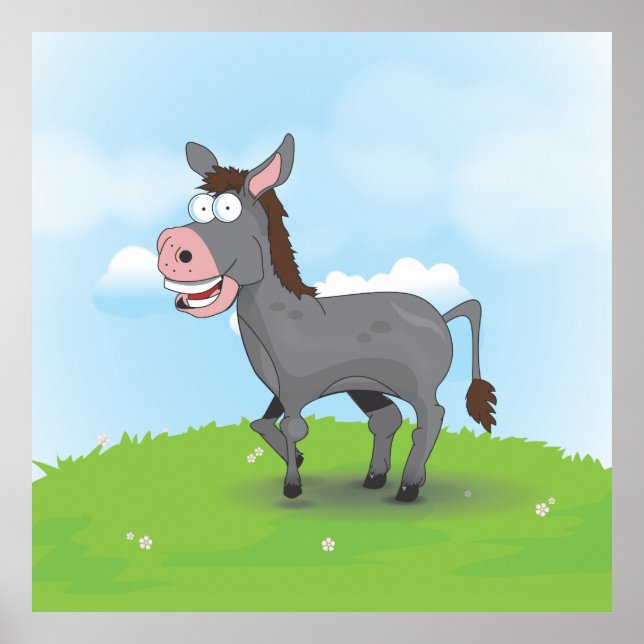 Poster Donkey (Devant)