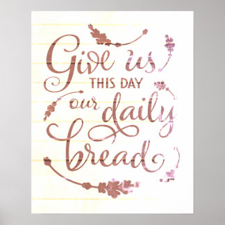 Poster Donne-nous ce jour