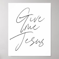 Donnez-moi Jésus Script
