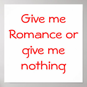 Poster Donnez-moi Romance ou ne me donnez rien