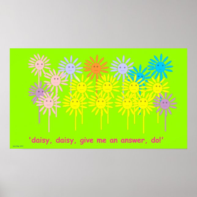 Poster 'Donnez-moi une réponse, faites-le !' (Poster Dais (Devant)