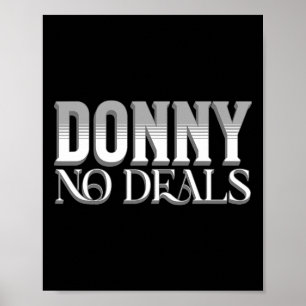 Poster Donny Pas De Marchés Art Du Jeu De Mots Pas De Tar