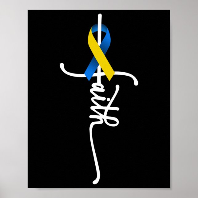 Poster Dons de sensibilisation au syndrome de Down Faith  (Devant)