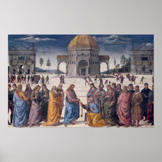 Poster Dons des clés à saint Pierre (Devant)