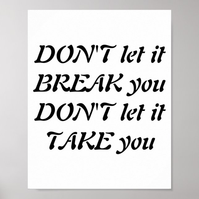 Poster Dont  (Devant)