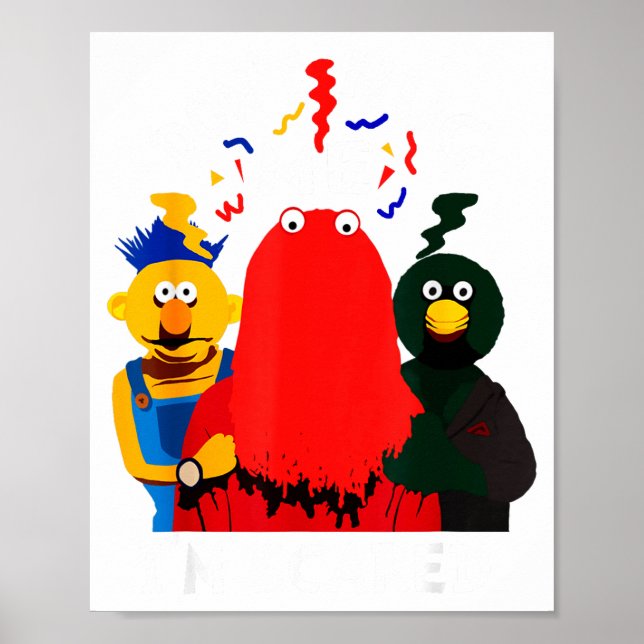 Poster Don't Hug Me I'm Eds Funny Saying Sarcasm  (Devant)