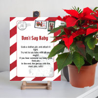 Dont Say Baby père Noël lettre de pôle nord