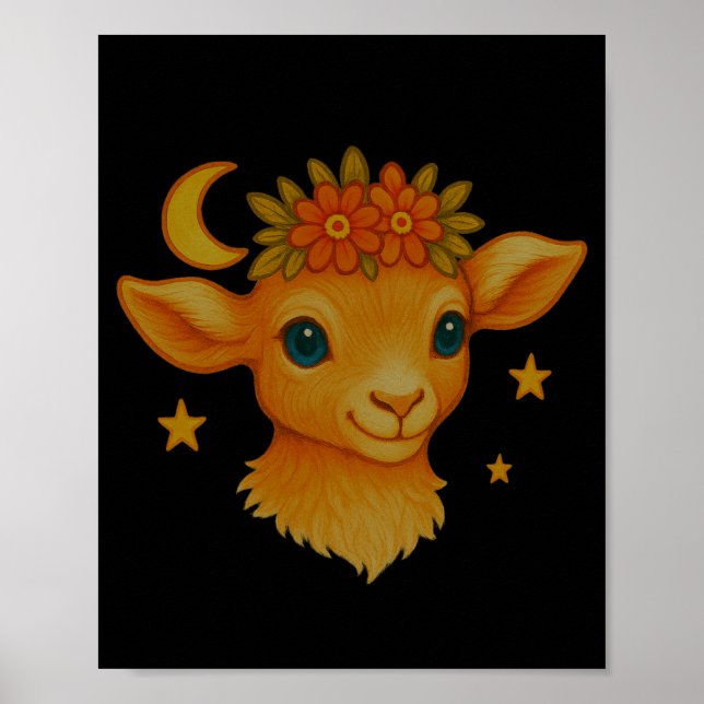 Poster Dont Worry Baa Happy Baby And Childrens Infant  (Devant)