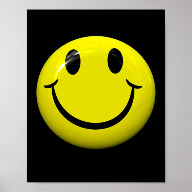 Poster Dont Worry Be Happy Face  (Devant)