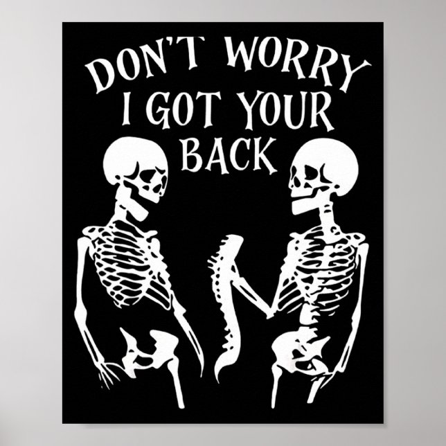 Poster Dont Worry I Got Your Back  (Devant)