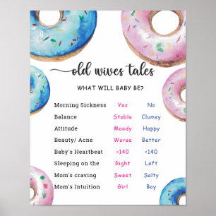 Poster Donut Old Wives Tales Bureau de révélation de genr