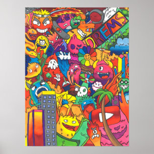 Poster Doodle Dreams