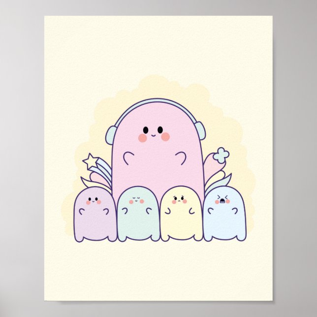 Poster Doodle mignon (Devant)