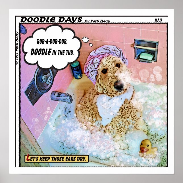 Poster Doodle Rub-A-Dub-Dub (Devant)