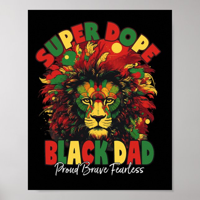 Poster Dope Black Papa Mois de l'histoire des Noirs (Devant)