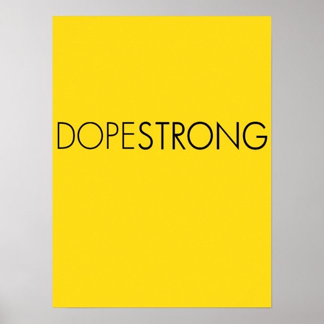 POSTER DOPESTRONG LANCE ARMSTRONG PARODY (Devant)