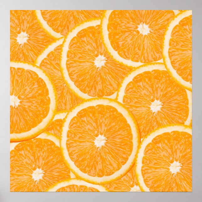 Poster d'oranges (Devant)