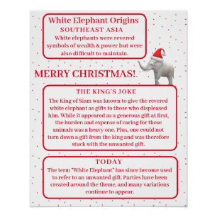 Poster d'origine des éléphants blancs
