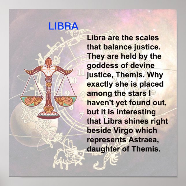 Poster d'origine Libra (Devant)