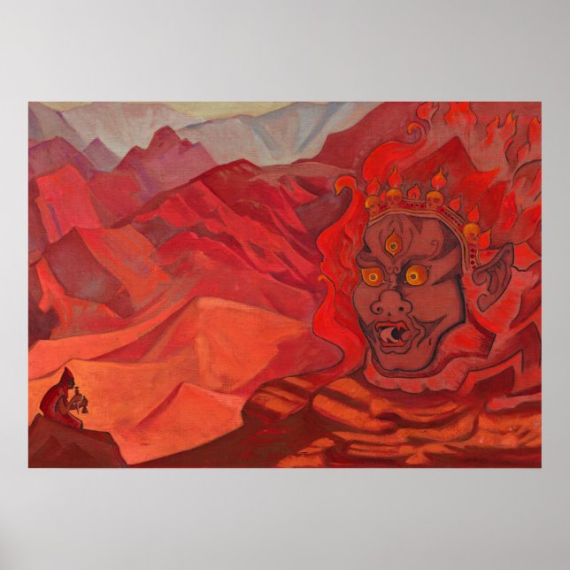 Poster Dorje, le Daring One, 1925 par Nicholas Roerich (Devant)